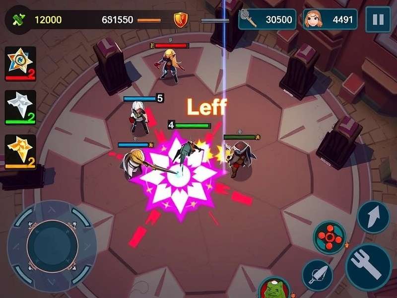 Saffron Siege Heroes gameplay screenshot